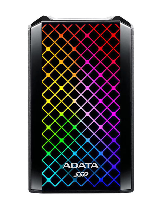 SSD EXT ADATA SE900G 512GB NEGRO RGB USBC