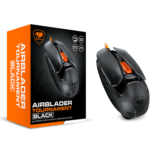MOUSE COUGAR AIRBLADER TOURNAMENT NEGRO