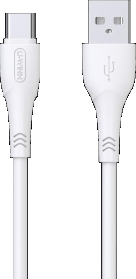 Cable | US-L01 TC | 2.1A 1m | USB | Type-C | No | Basico | 360/90 | Blanco/Negro
