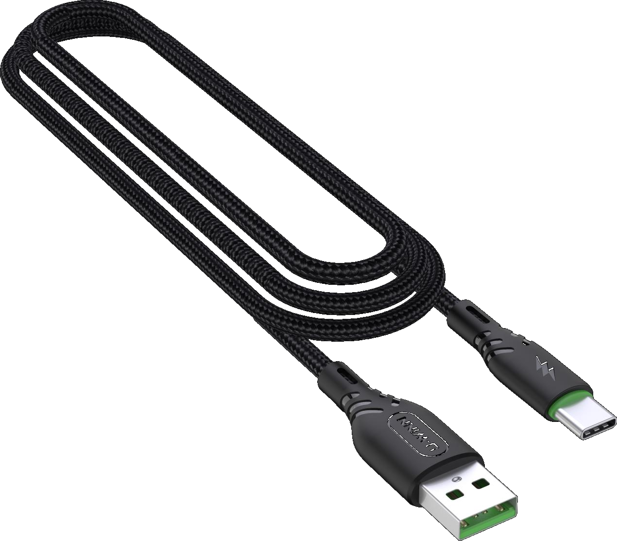Cable | US-L201 TC | QC4.0 1m | USB | Type-C | No | Rapido | 200/100 | Negro
