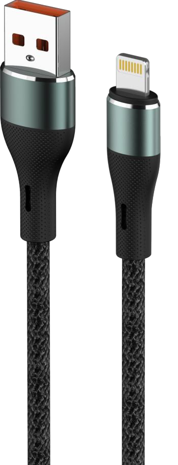 Cable | US-L205 V8 | 3A 1.2m | USB | V8 | No | Largo | 200/100 | Negro