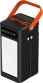 Power Bank | UF-D409 | 50000mAh 22.5W | V8/Type-C/IP | 4xUSB | 2 cables Type-C/IP | Linterna LED | 30 | Blanco/Negro