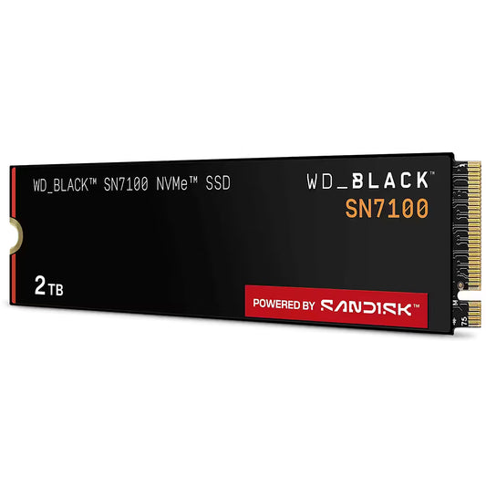 SSD WD BLACK SN7100 NVME 2TB PCI EXPRESS 4.0 M2.0 WDS200T4X0E