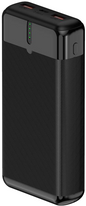 Power Bank | UF-D108 | 20000mAh 2A | Type-C | 2xUSB | Cable USB a Type-C | Luz LED | 44 | Blanco/Negro