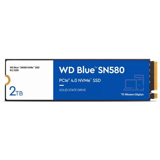 SSD WD BLUE SN580 NVME 2TB PCIE 4.0 M2 WDS200T3B0E