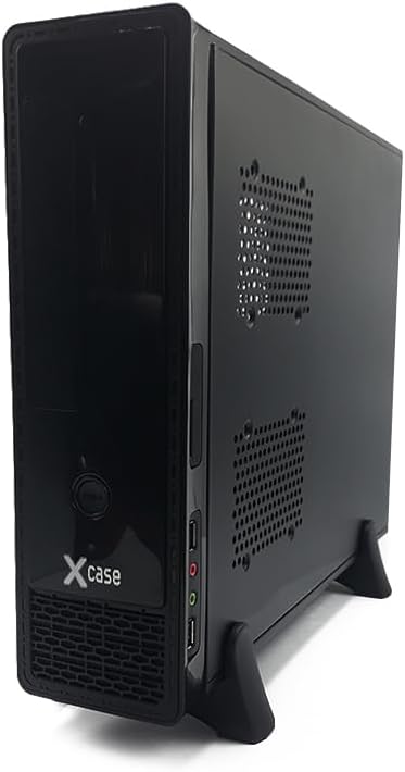 GABINETE XCASE GABSLIM305 SLIM NEGRO MATX C/FUENTE 450W METAL 1M DE GARANTIA