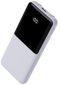 Power Bank | UF-D401 | 10000mAh PD22.5W | Type-C | USB+Type-C | 2 cables Type-C/IP + cable USB a Type-C | Compatible con iPhone 15 o superior | 50 | Blanco/Negro