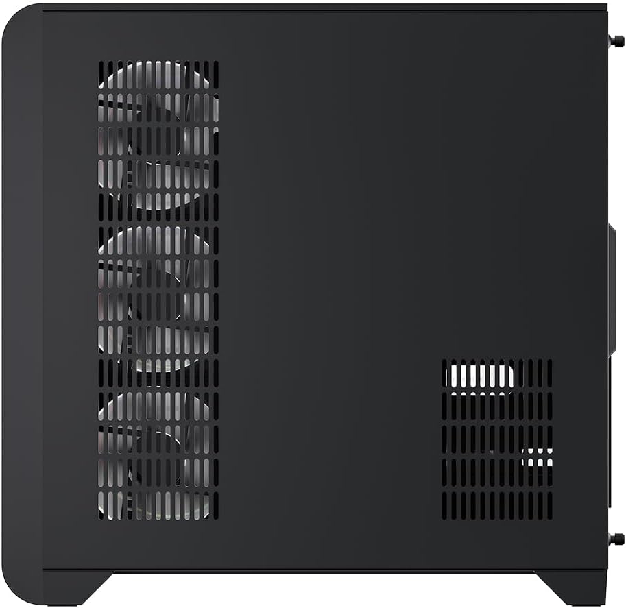 GABINETE BALAM RUSH TANK EXPERT CURVE 7400 NEGRO ATX DIGITAL 4VENT ARGB CRISTAL S/FUENTE BR-941594 11M DE GARANTIA
