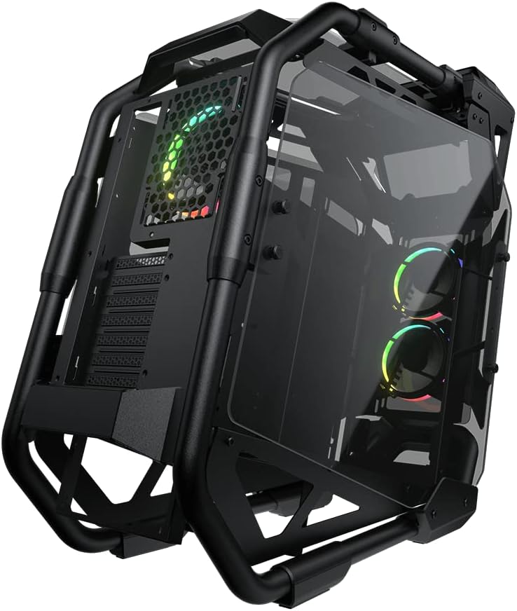 GABINETE COUGAR CRATUS NEGRO RGB EATX S/FUENTE CRISTAL 385LMS0.0001 1M DE GARANTIA