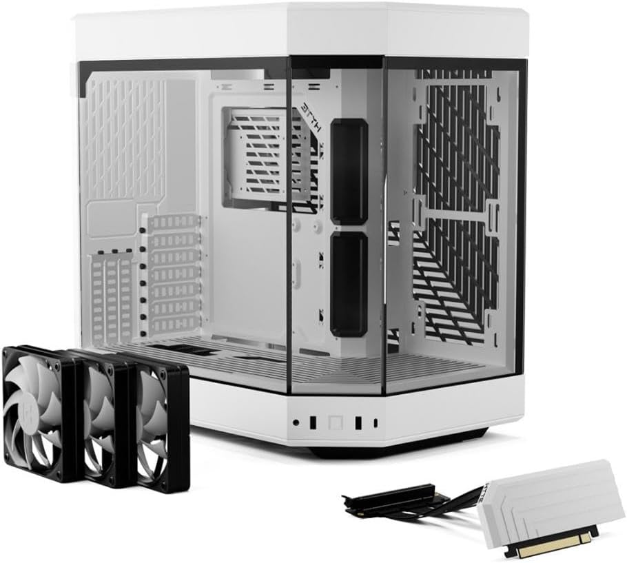 GABINETE HYTE Y60 BLANCO EATX S/FUENTE CRISTAL CS-HYTE-Y60-WW 11M DE GARANTIA
