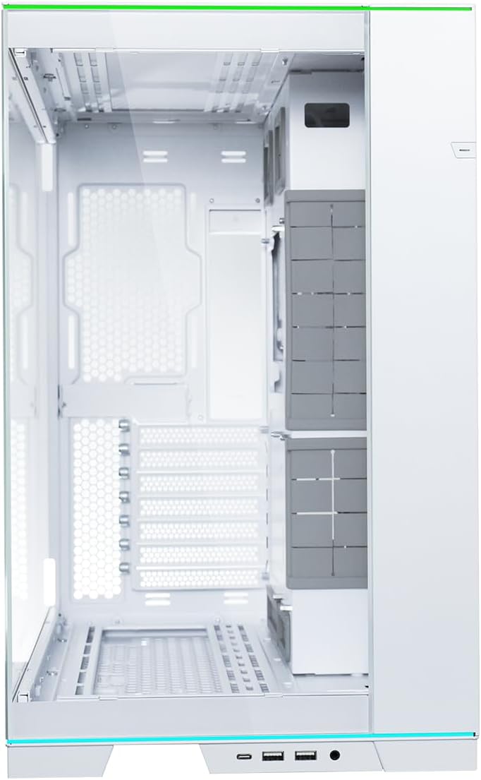 GABINETE LIAN LI O11 DINAMICO EVO RGB S/FUENTE ATX CRISTAL BLANCO G99.O11DERGBW.00 12M DE GARANTIA