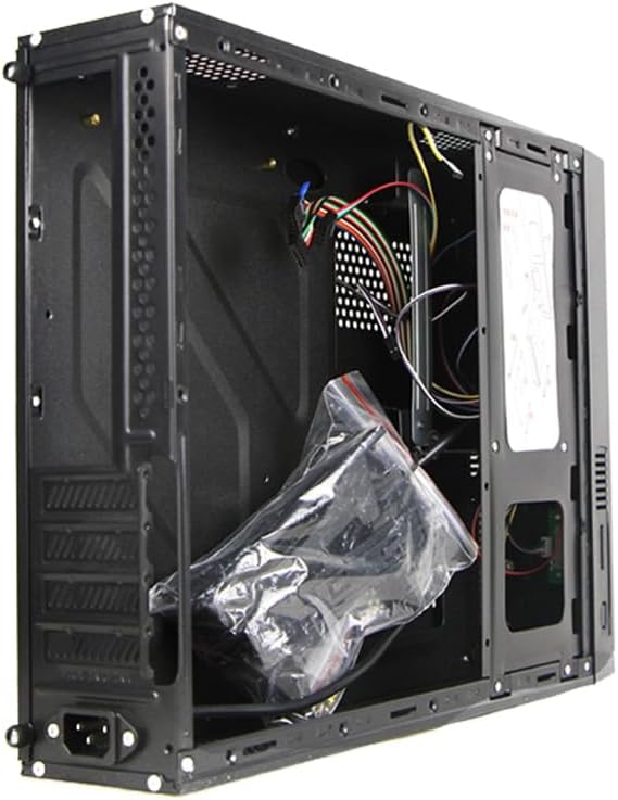 GABINETE XCASE GABSLIM305 SLIM NEGRO MATX C/FUENTE 450W METAL 1M DE GARANTIA