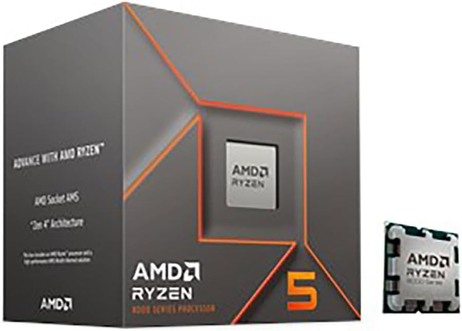 PROCESADOR AMD RYZEN 5 8400F 4.7 GHZ AM5 100-100001591BOX 12M DE GARANTIA