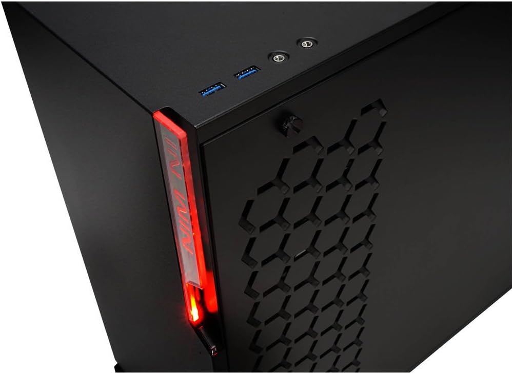 GABINETE INWIN 101 TUF GAMER NEGRO RGB ATX S/FUENTE CRISTAL IW-101TUFGAMER SIN GARANTIA