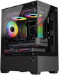 GABINETE BALAM RUSH NITROX GLOW CRYSTAL 4700C NEGRO M-ATX ARGB C/TEMPLADO S/FUENTE BR-943918 3M DE GARANTIA