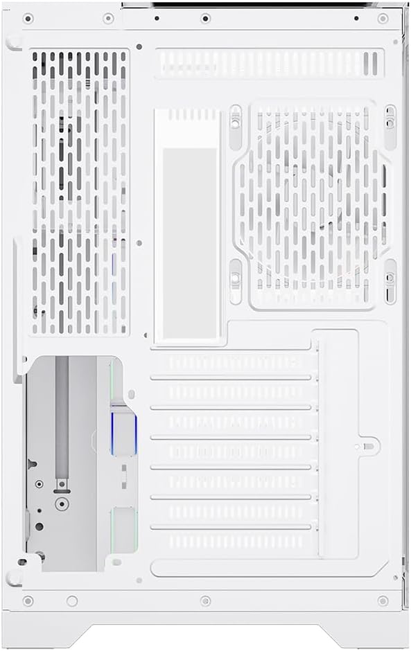 GABINETE BALAM RUSH TANK EXPERT CURVE 7400 BLANCO ATX DIGITAL 4VENT ARGB CRISTAL S/FUENTE BR-941600 11M DE GARANTIA