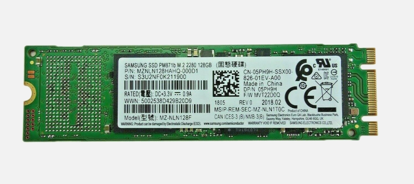 SSD SAMSUNG PM871B 128GB M.2 2280 SATA III