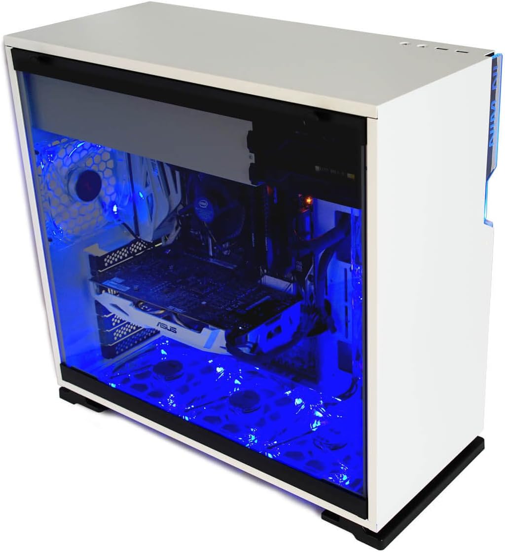 GABINETE INWIN 101 BLANCO ATX S/FUENTE CRISTAL IW-101-WHITE SIN GARANTIA