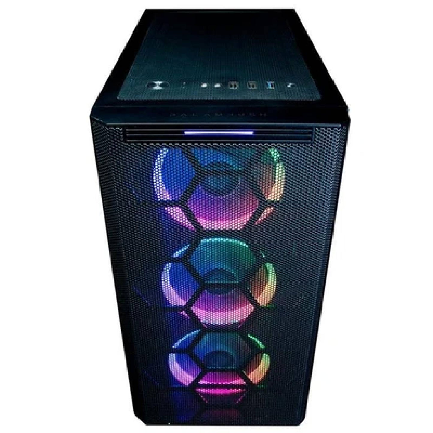 Gabinete Balam Rush SGX3500 Nemesis Negro ARGB 3 Ventiladores ｜ Micro-ATX / Mini-ITX ｜ 200 × 420 × 380 mm