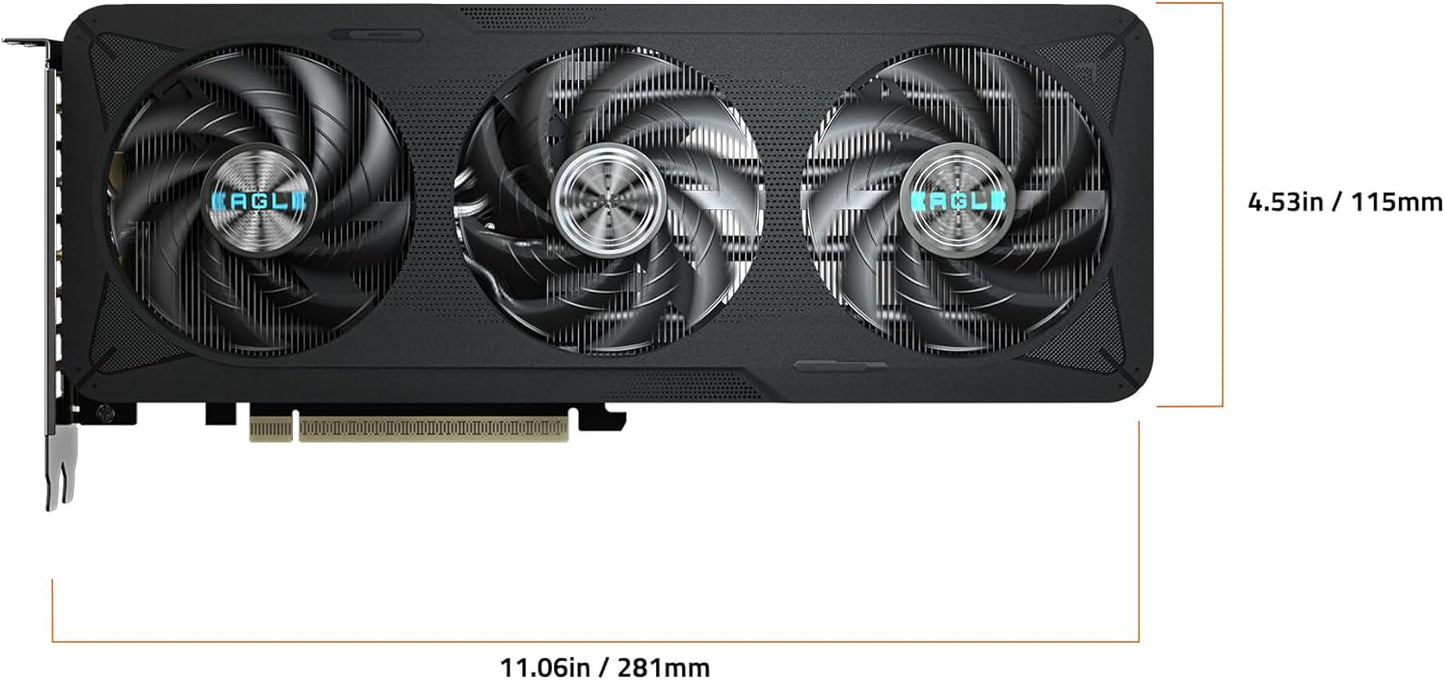 TARJETA DE VIDEO NVIDIA GEFORCE RTX5060TI OC GDDR7 8GB GIGABYTE EAGLE MAX GV-N506TEAGLEMAX OC-8GD