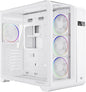 GABINETE BALAM RUSH TANK EXPERT CURVE 7400 BLANCO ATX DIGITAL 4VENT ARGB CRISTAL S/FUENTE BR-941600 11M DE GARANTIA