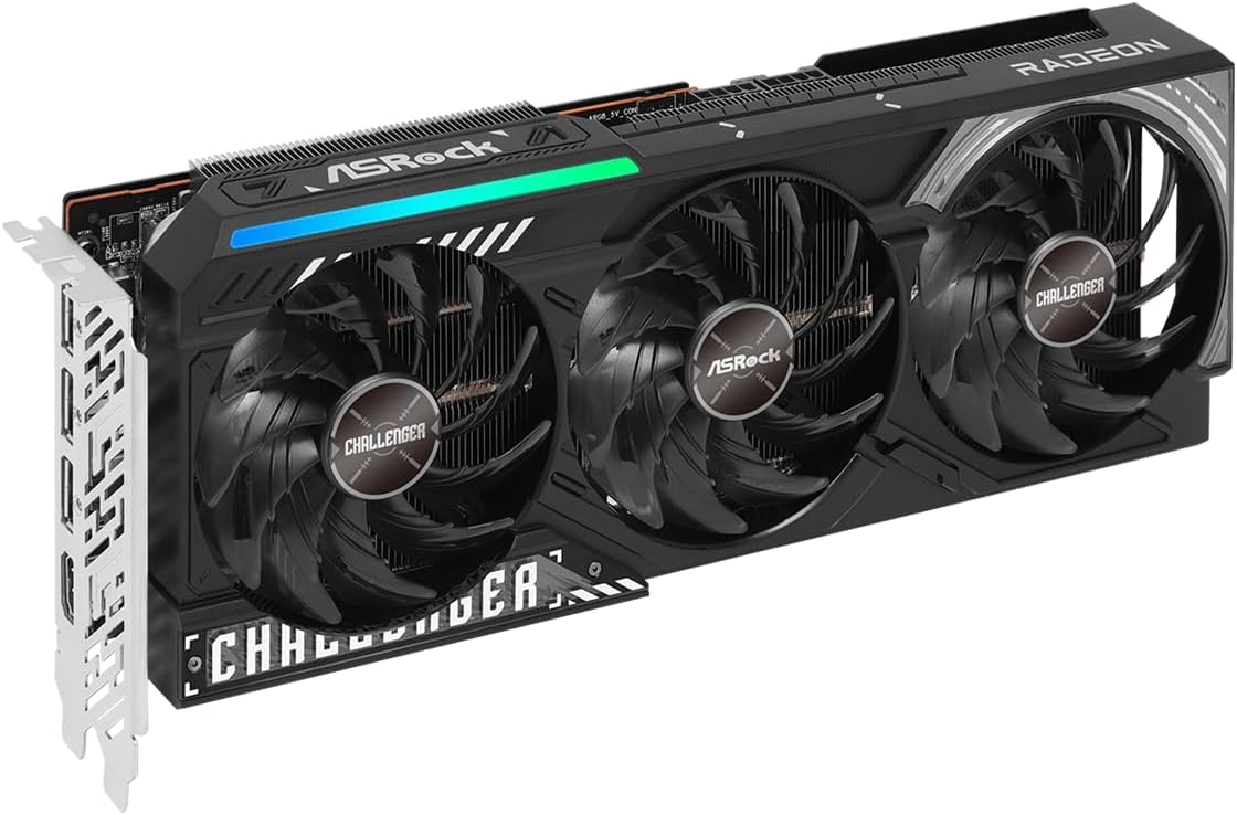 TARJETA DE VIDEO RADEON RX9070 16GB GDDR6 ASROCK CHALLENGER RX9070 CL 16G