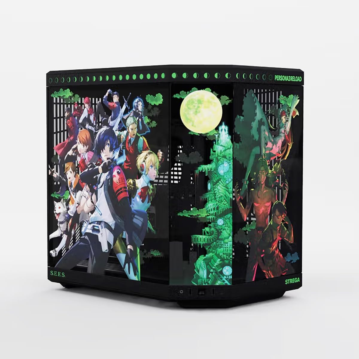GABINETE HYTE PERSONA 3 RELOAD Y70 EATX S/FUENTE CRISTAL NEGRO CS-HYTE-Y70-P3R 11M DE GARANTIA