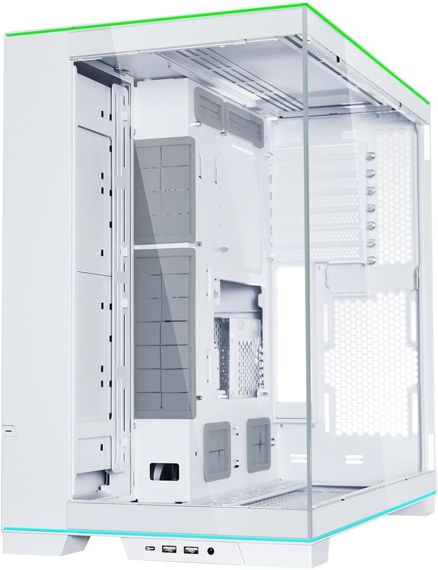 GABINETE LIAN LI O11 DINAMICO EVO RGB S/FUENTE ATX CRISTAL BLANCO G99.O11DERGBW.00 12M DE GARANTIA