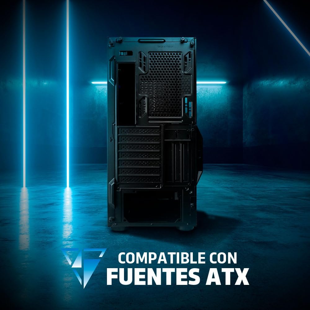 GABINETE GAME FACTOR CSG800 NEGRO ATX CRISTAL 11M DE GARANTIA