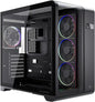 GABINETE BALAM RUSH TANK EXPERT CURVE 7400 NEGRO ATX DIGITAL 4VENT ARGB CRISTAL S/FUENTE BR-941594 11M DE GARANTIA