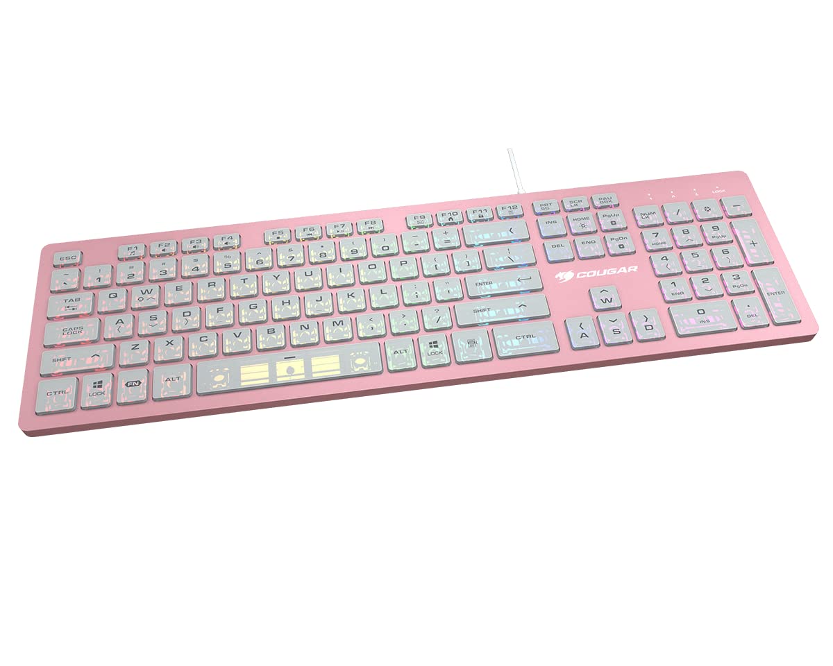 TECLADO COUGAR VANTAR AX ROSA