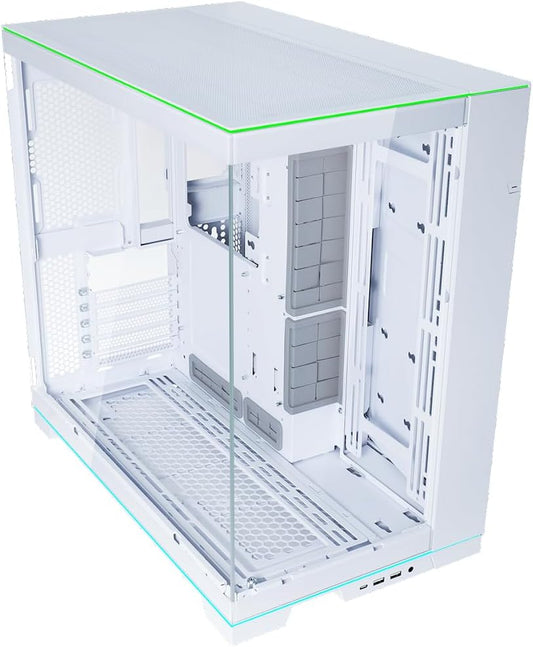 GABINETE LIAN LI O11 DINAMICO EVO RGB S/FUENTE ATX CRISTAL BLANCO G99.O11DERGBW.00 12M DE GARANTIA