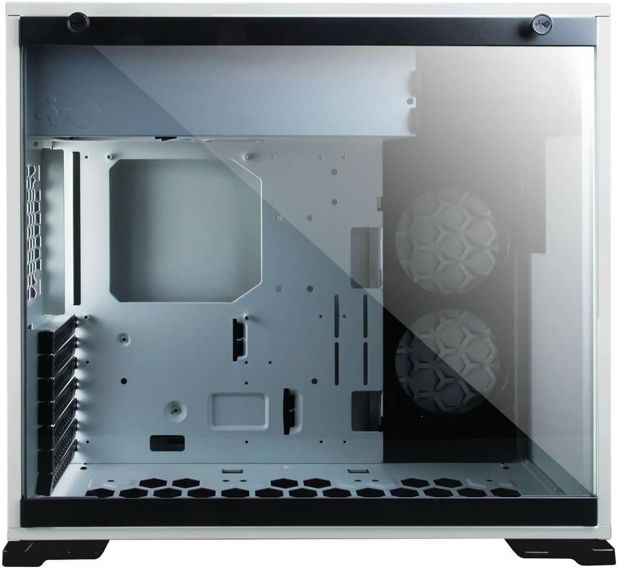 GABINETE INWIN 101 BLANCO ATX S/FUENTE CRISTAL IW-101-WHITE SIN GARANTIA