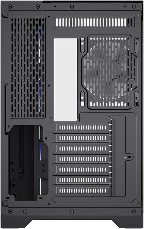GABINETE BALAM RUSH TANK EXPERT CURVE 7400 NEGRO ATX DIGITAL 4VENT ARGB CRISTAL S/FUENTE BR-941594 11M DE GARANTIA