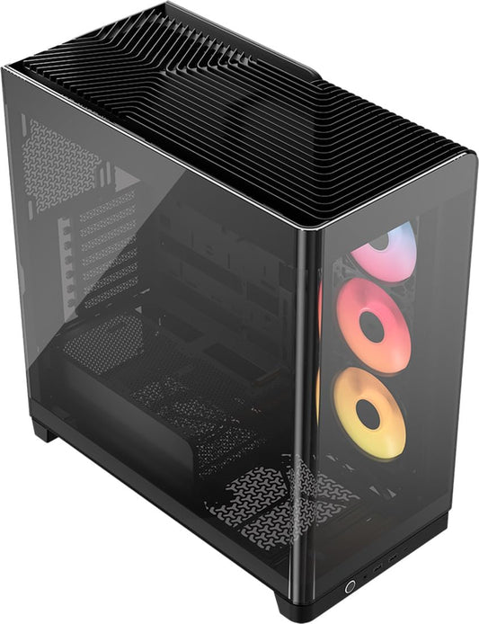 GABINETE CORSAIR FRAME 4500X RS-R ARGB S/FUENTE M-ATX NEGRO CC-9011314-WW 12M DE GARANTIA