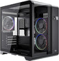 GABINETE BALAM RUSH TANK EXPERT CURVE 6400 NEGRO M-ATX DIGITAL 3VENT ARGB CRISTAL S/FUENTE BR-941617 11M DE GARANTIA
