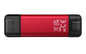 SSD EXTERNO KINGSTON DUAL 512GB USB-C/-A ROJO SPSD/512GB