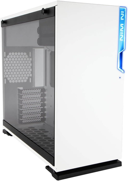 GABINETE INWIN 101 BLANCO ATX S/FUENTE CRISTAL IW-101-WHITE SIN GARANTIA