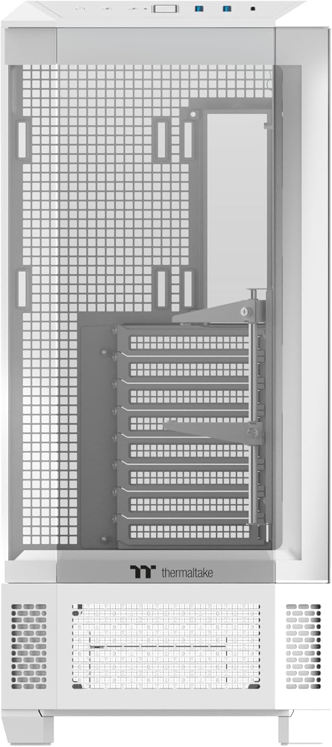 GABINETE THERMALTAKE VIEW 600 TG SNOW M-ATX CRISTAL BLANCO CA-11H-00F6WN-00 12M DE GARANTIA