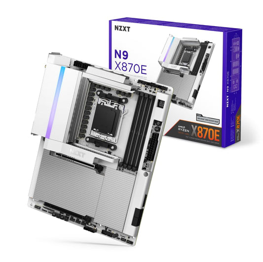 MB NZXT X870E WHITE RGB AM5 WIFI 7 DDR5 ATX