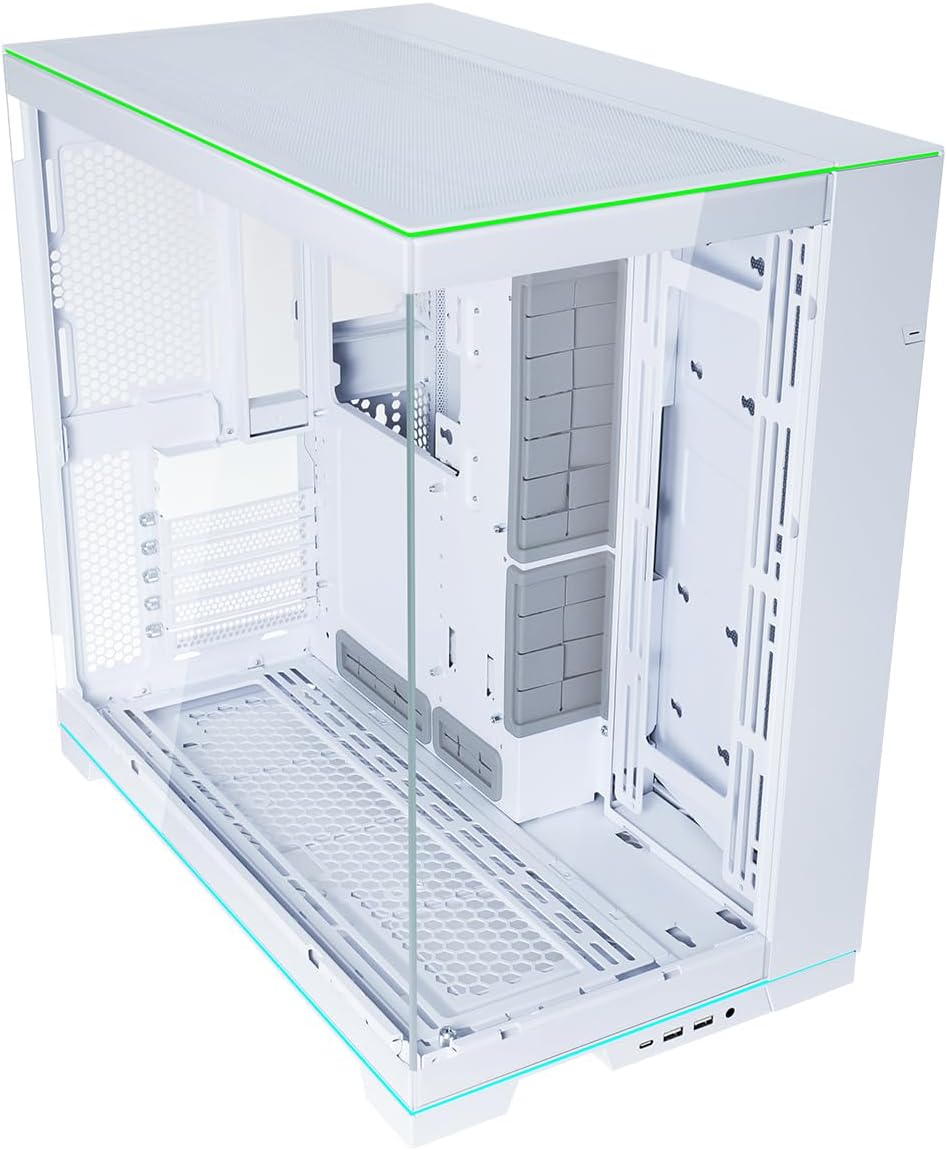 GABINETE LIAN LI O11 DINAMICO EVO RGB S/FUENTE ATX CRISTAL BLANCO G99.O11DERGBW.00 12M DE GARANTIA