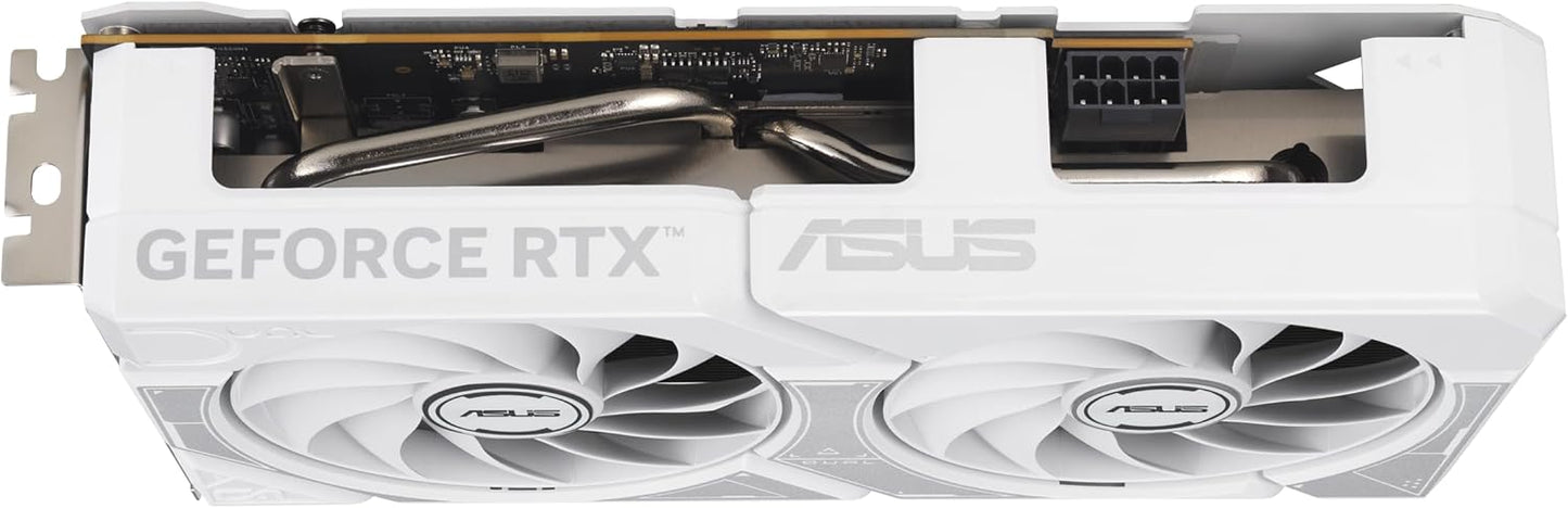TARJETA DE VIDEO NVIDIA GEFORCE RTX5060 8GB OC GDDR7 ASUS DUAL BLANCA 90YV0N15-MVAA00