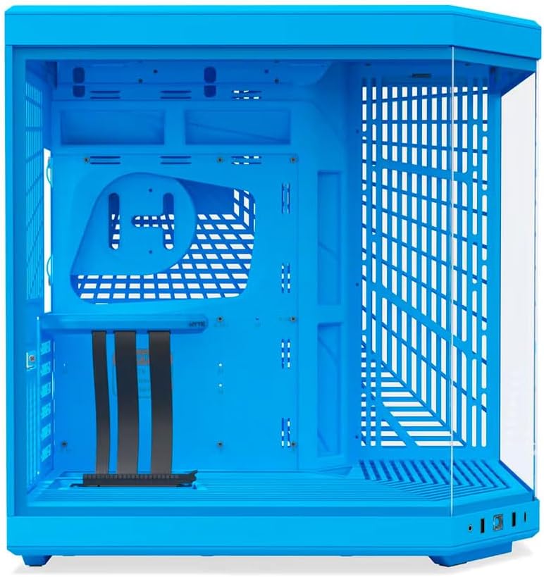 GABINETE HYTE Y70 EATX S/FUENTE CRISTAL BLUEBERRY MILK AZUL CS-HYTE-Y70-BM 12M DE GARANTIA