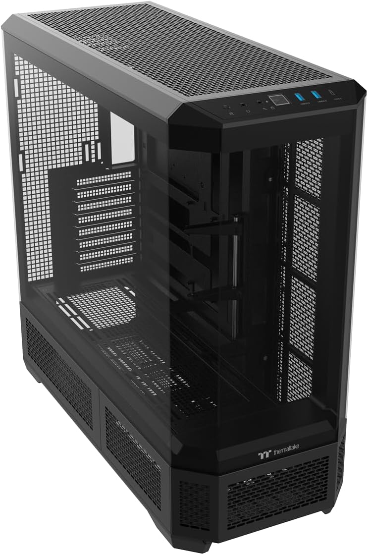 GABINETE THERMALTAKE VIEW 600 TG BLACK E-ATX CRISTAL NEGRO CA-11H-00F1WN-00 12M DE GARANTIA