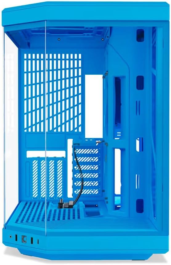 GABINETE HYTE Y70 EATX S/FUENTE CRISTAL BLUEBERRY MILK AZUL CS-HYTE-Y70-BM 12M DE GARANTIA