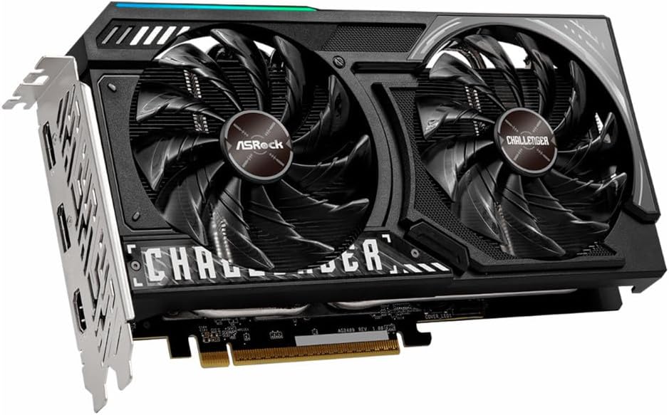 TARJETA DE VIDEO RADEON RX9060XT 8GB GDDR6 ASROCK CHALLENGER 90-GA5TZZ-00UANZ