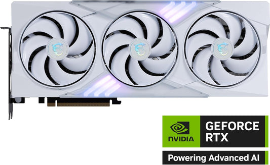 TARJETA DE VIDEO MSI RTX 5080 GAMING TRIO OC 16GB GDDR7 HDMI DP RGB RTX 5080 16G GAMING TRIO OC WHITE