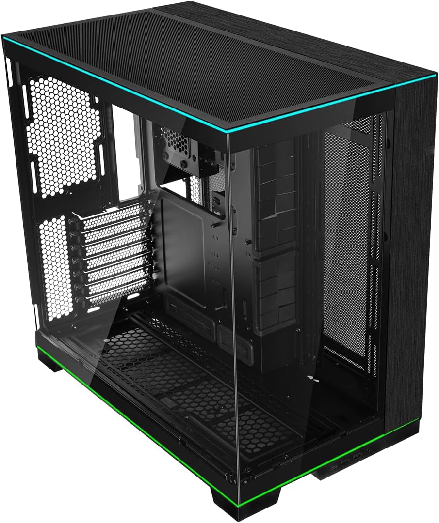 GABINETE LIAN LI O11 DINAMICO EVO RGB S/FUENTE ATX CRISTAL NEGRO G99.O11DERGBX.00 12M DE GARANTIA