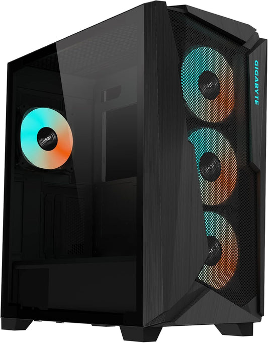 GABINETE GIGABYTE C301 GLASS BLANCO RGB M-ATX S/FUENTE CRISTAL GB-C301GW SIN GARANTIA