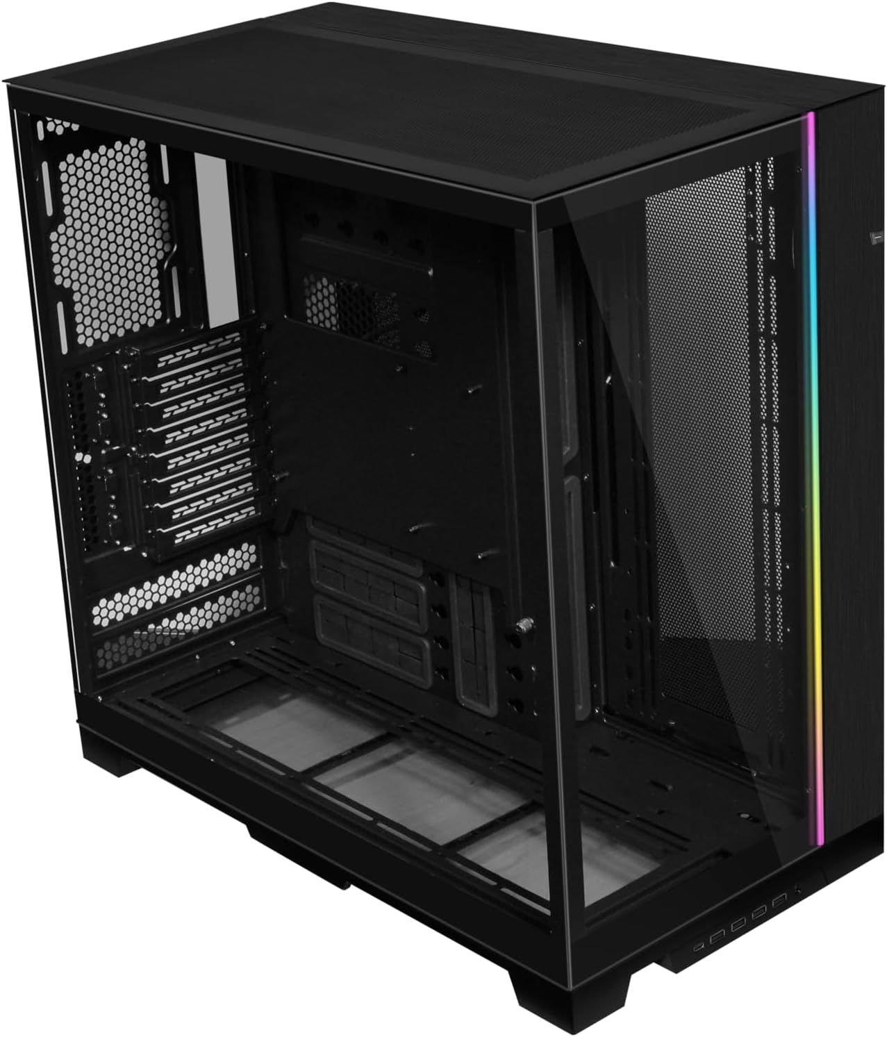 GABINETE LIAN LI DINAMICO EVO XL RGB S/FUENTE ATX CRISTAL NEGRO G99.O11DEXL-X.00 12M DE GARANTIA